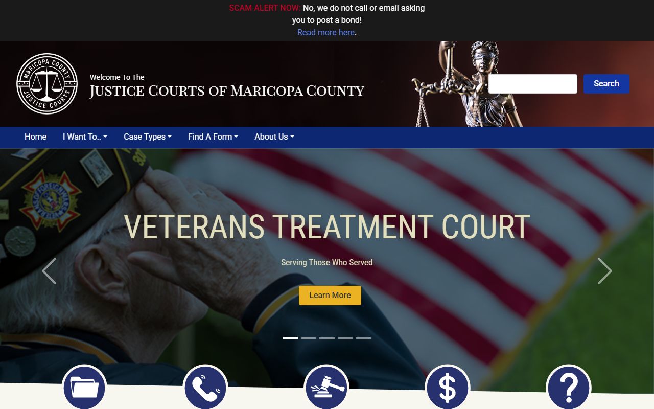 Maricopa County Justice Courts home page